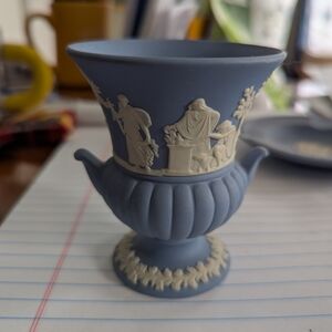 Blue and White Decorative Vase